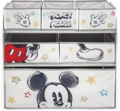 ARDITEX 6-Boxen Regal - Mickey Mouse