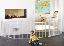 Baby Dan Konfigurationsgitter Flex XXL, 90 - 350 Cm, Weiß