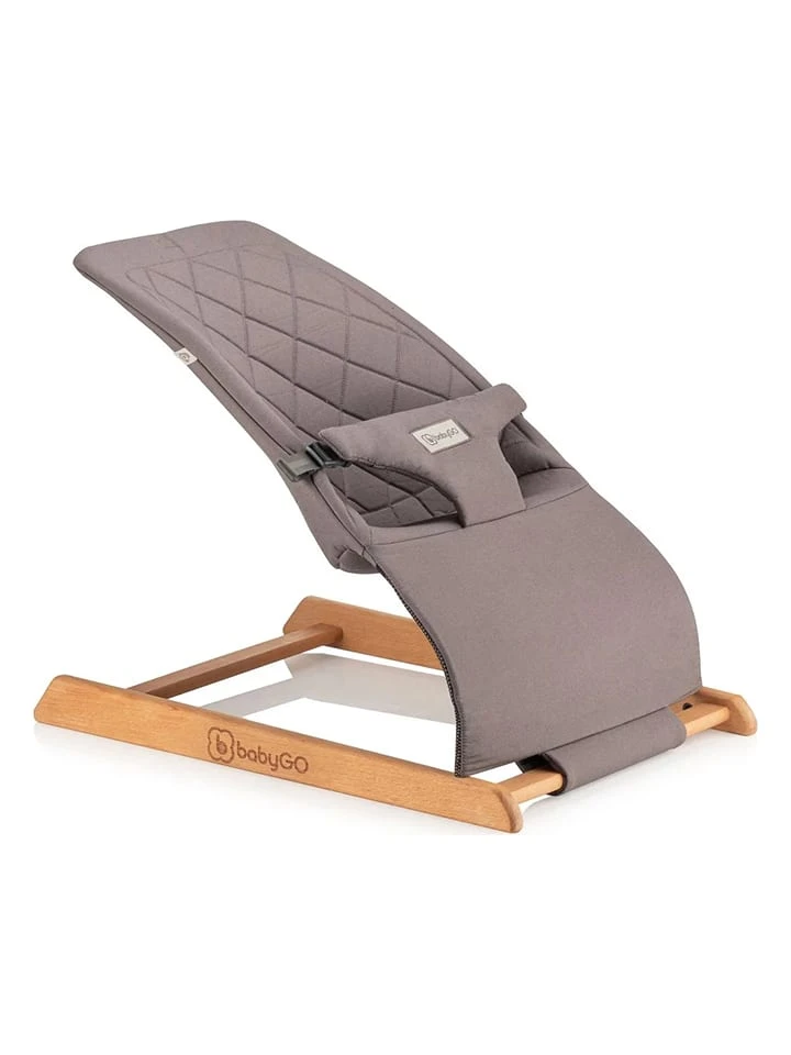 BabyGo Babywippe "Skippy" In Grau