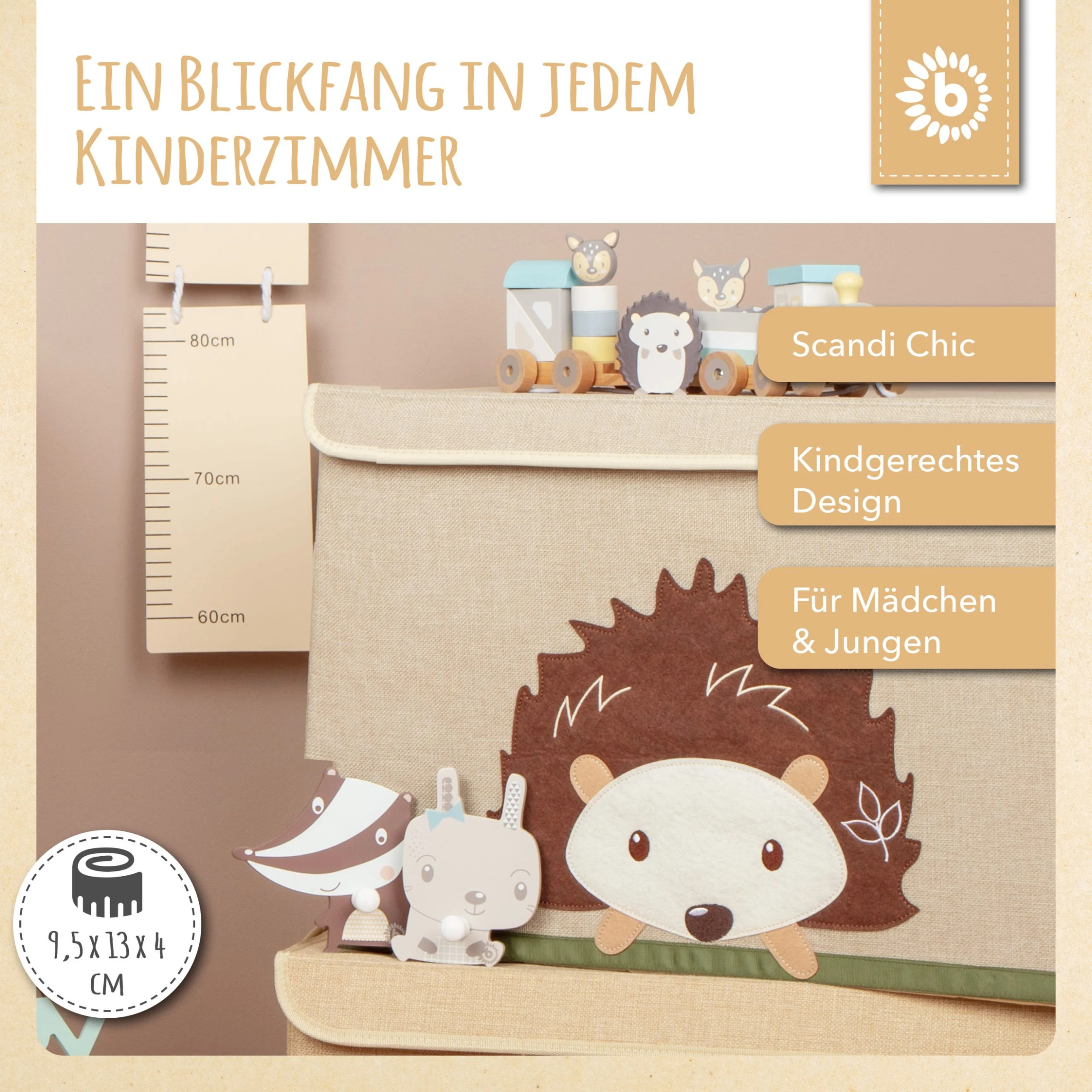 Bieco Spielwaren Kindergarderobe Hase In Blau – Bild 2