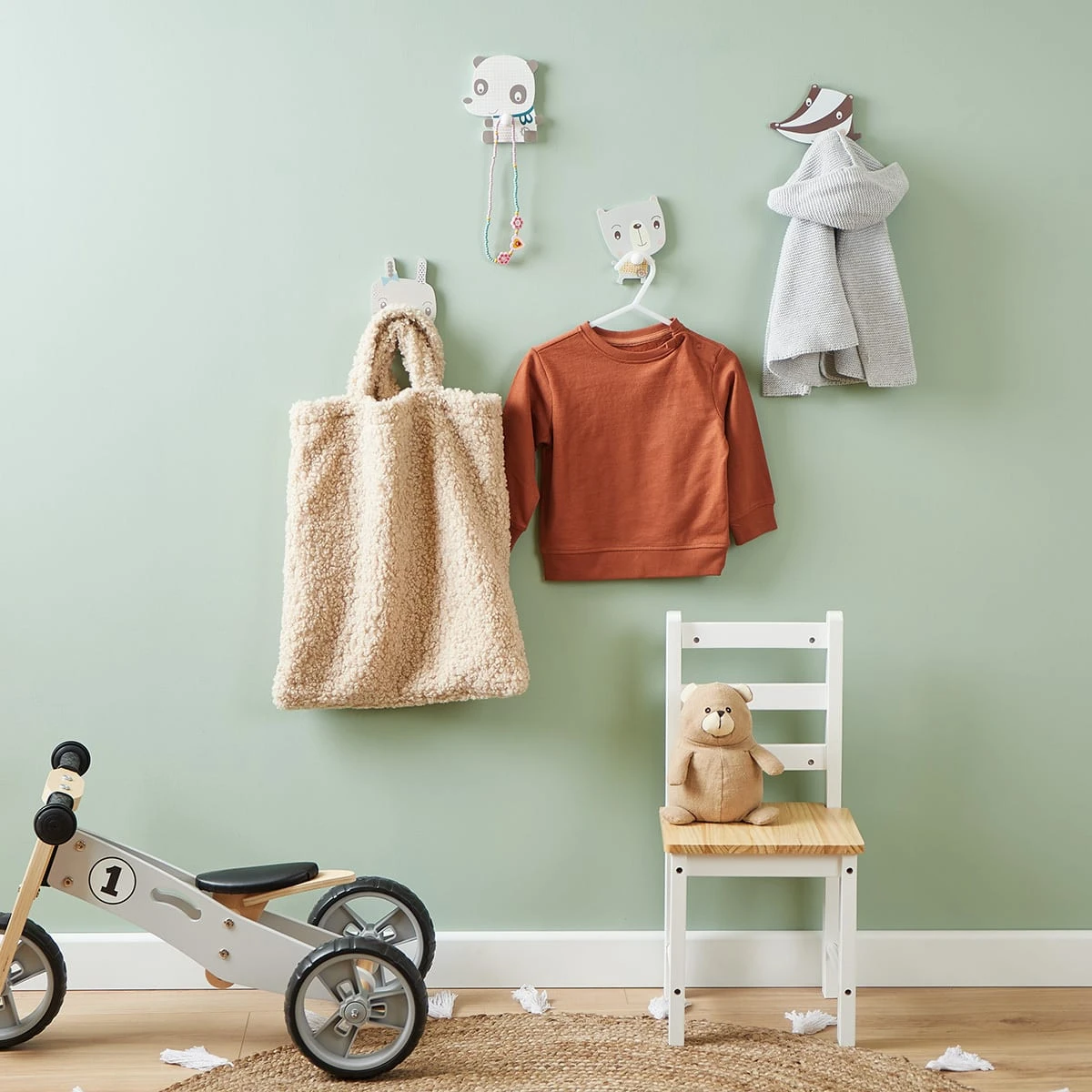 Bieco Spielwaren Kindergarderobe Hase In Blau – Bild 11