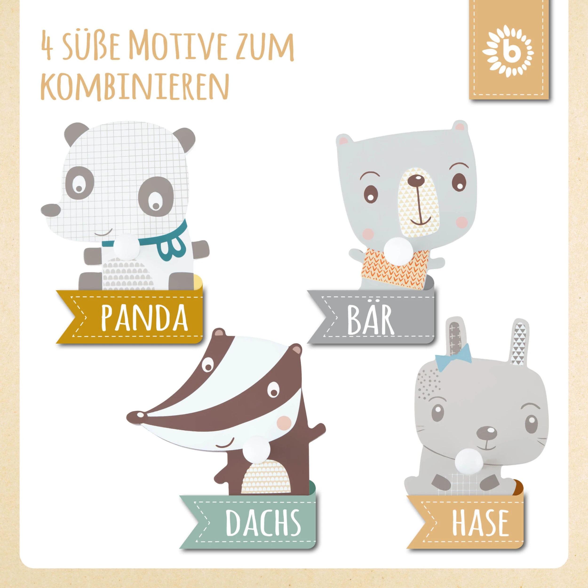 Bieco Spielwaren Kindergarderobe Hase In Blau – Bild 6