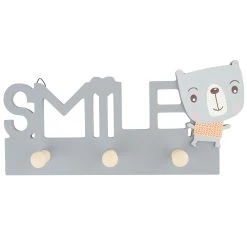 Bieco Spielwaren Kindergarderobe Smile In Grau