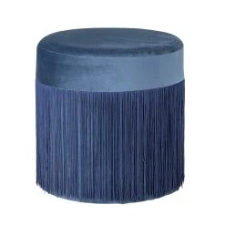 Bloomingville Pouf Grandma Blau