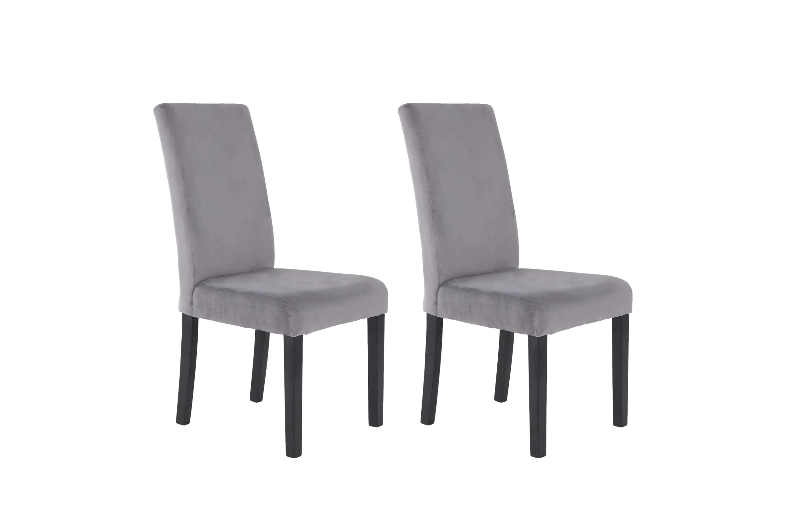 ByLiving 2er-Set: Esszimmerstuhl Silvio In Grau - 47 (B) X 60 (L) X 100 (H) Cm