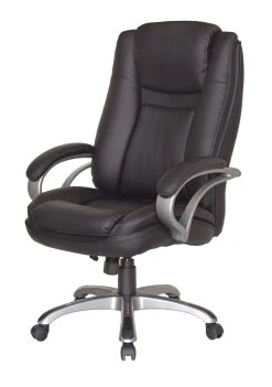 ByLiving Bürostuhl Bruno-XXL In Schwarz - 71,5 (B) X 70,5 (L) X 114-124 (H) Cm