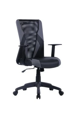 ByLiving Bürostuhl FLASH In Schwarz / Grau