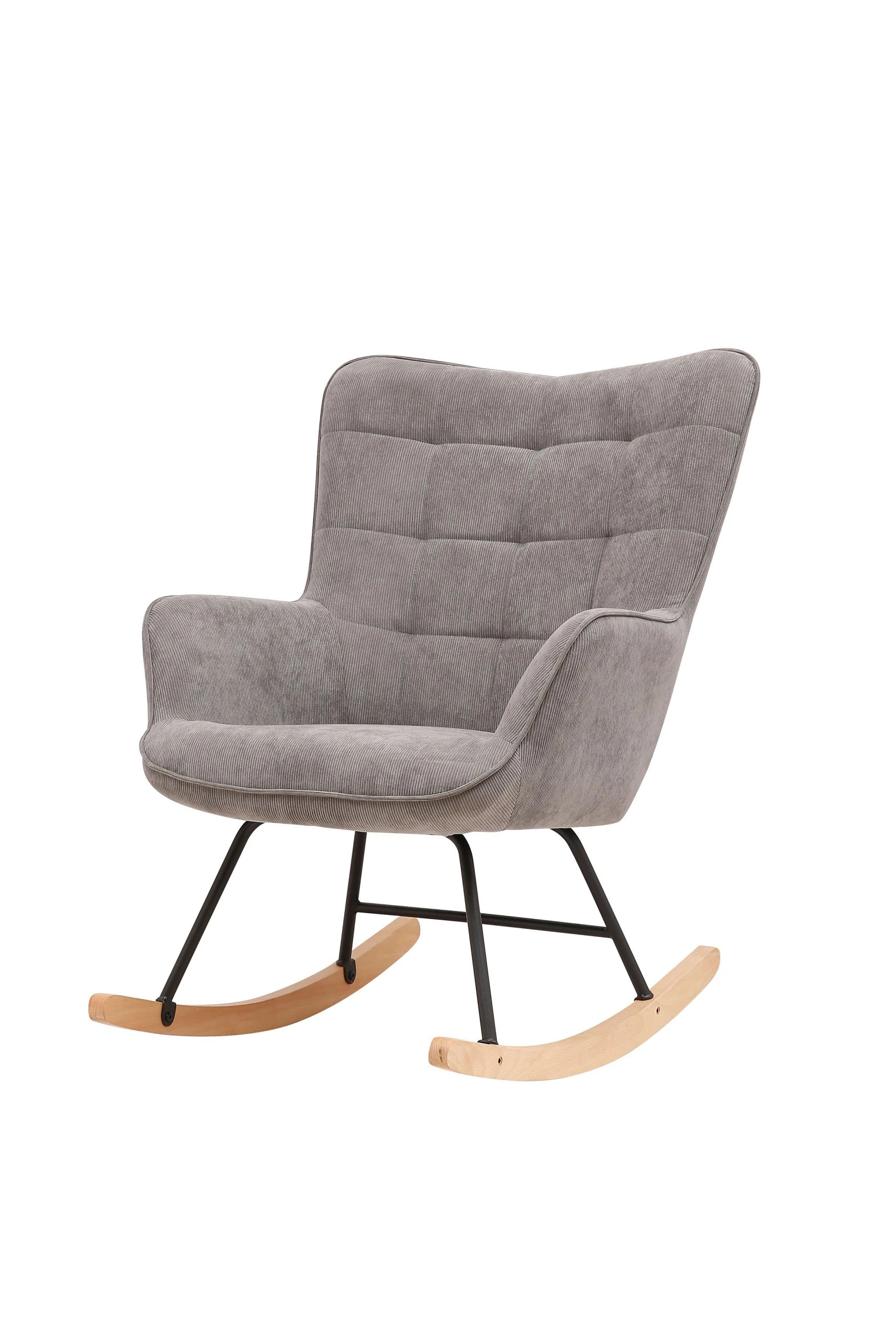 ByLiving Schaukelstuhl RICHIE In Grau – Bild 2