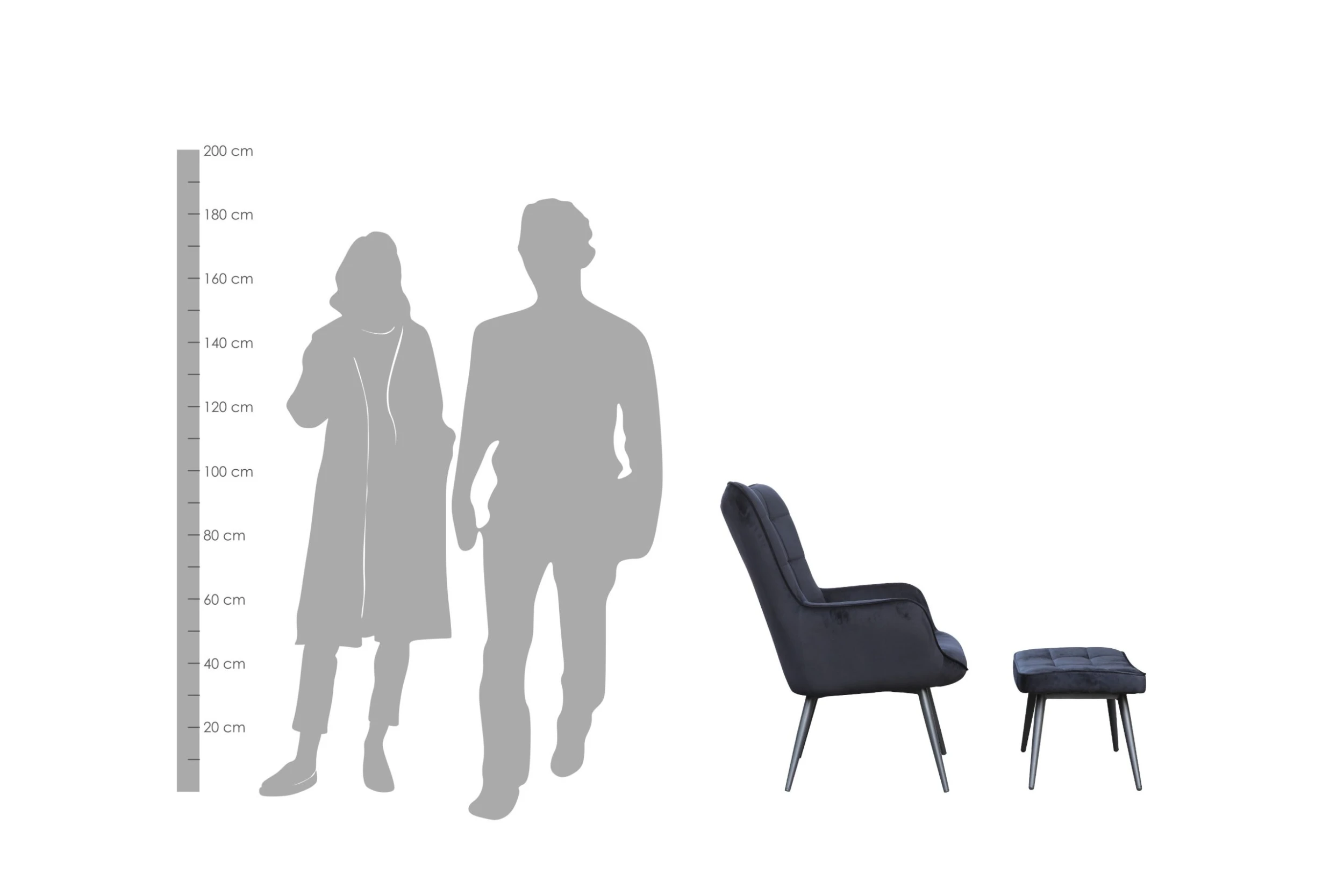 ByLiving Sessel UTA In Schwarz - Image 9