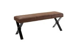 ByLiving Vorbank CLAUDE In Braun - (B) 141 X (H) 51 X (T) 51,5 Cm