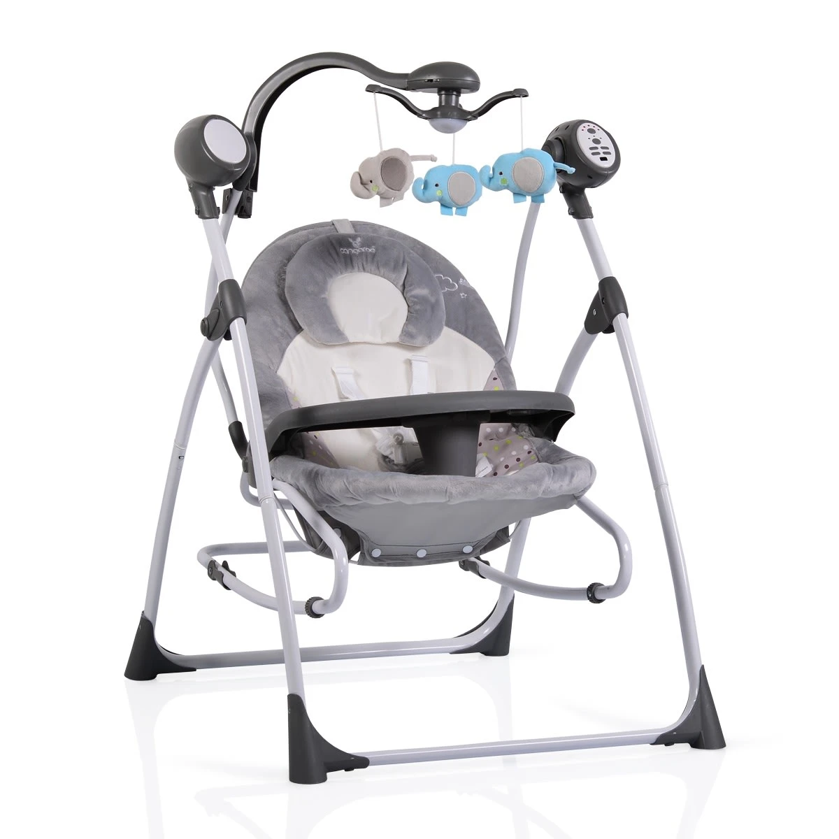 Cangaroo Babywippe Swing Star In Grau