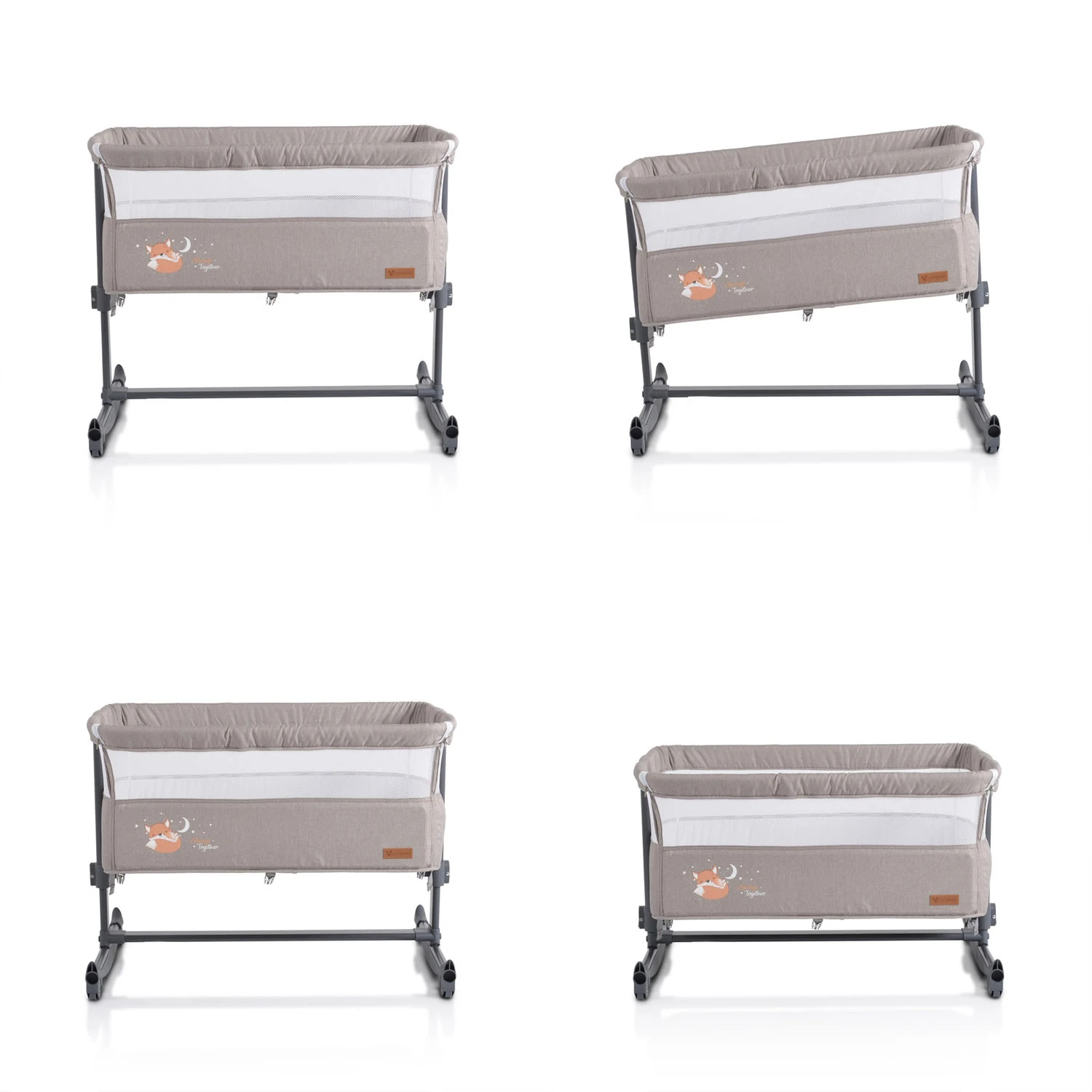 Cangaroo Beistellbett Always Together In Natur - Image 2