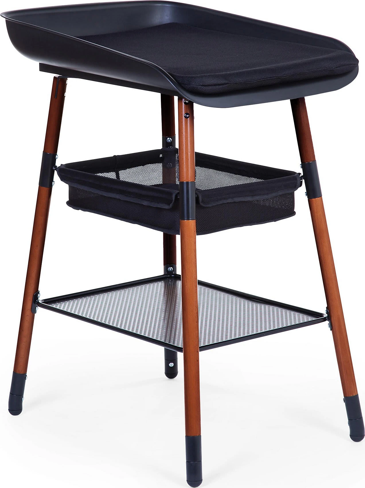 Childhome Wickeltisch EVOLUX Nut/schwarz