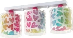 Dalber Deckenlampe Herzen, Bunt