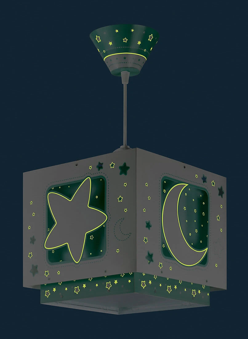 Dalber Hängelampe Moonlight, Türkis, A - Image 4