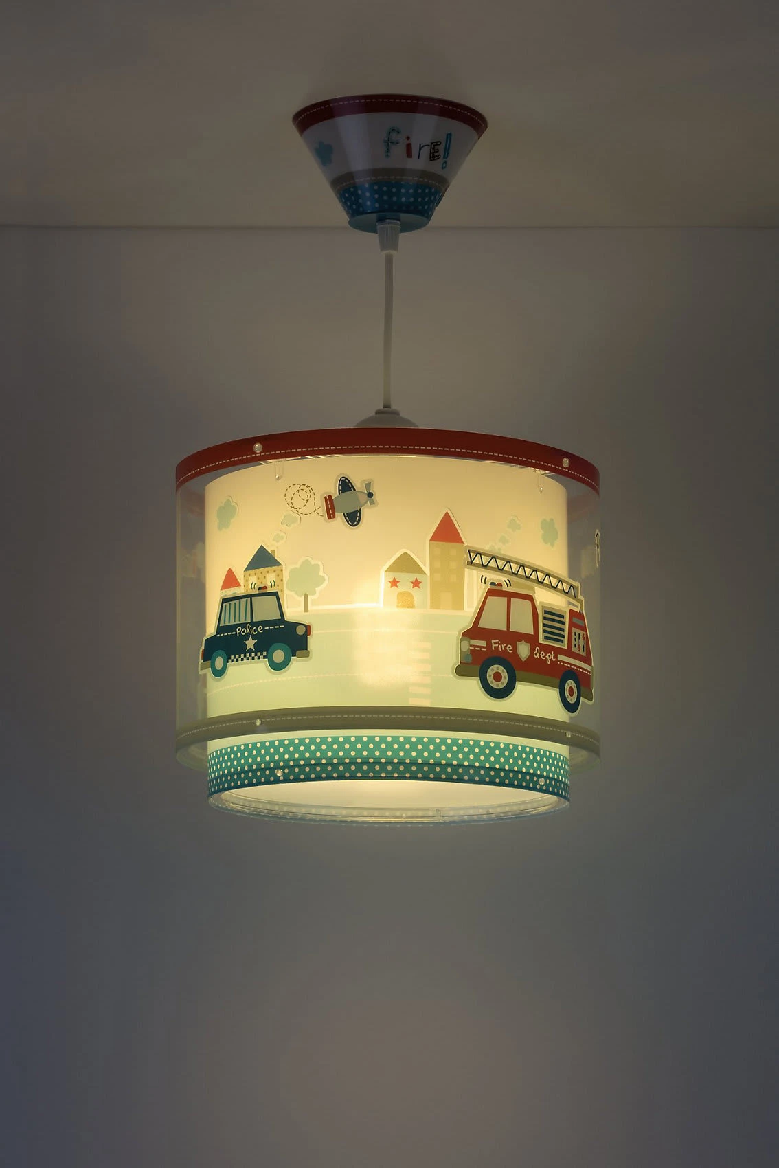 Dalber Hängelampe Polizei Und Feuerwehr, Blau - Image 3