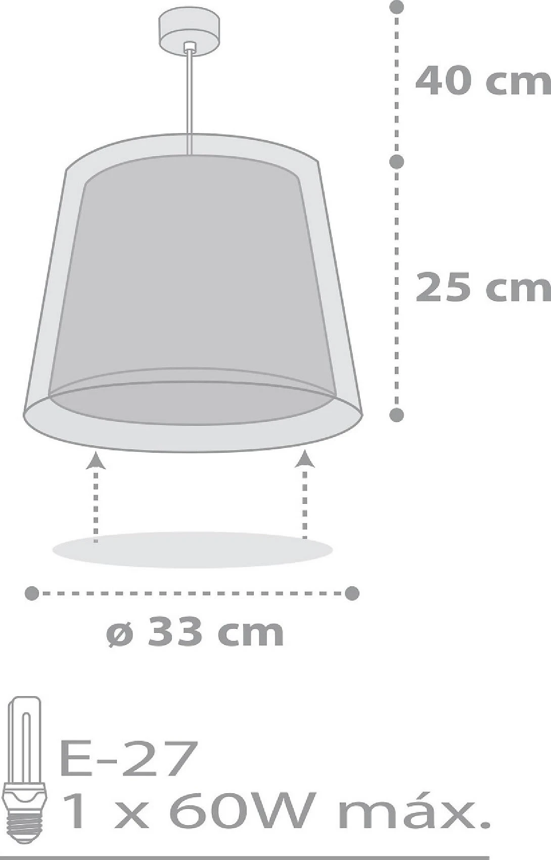 Dalber Hängelampe STARS, Glow In The Dark, Grau - Image 5