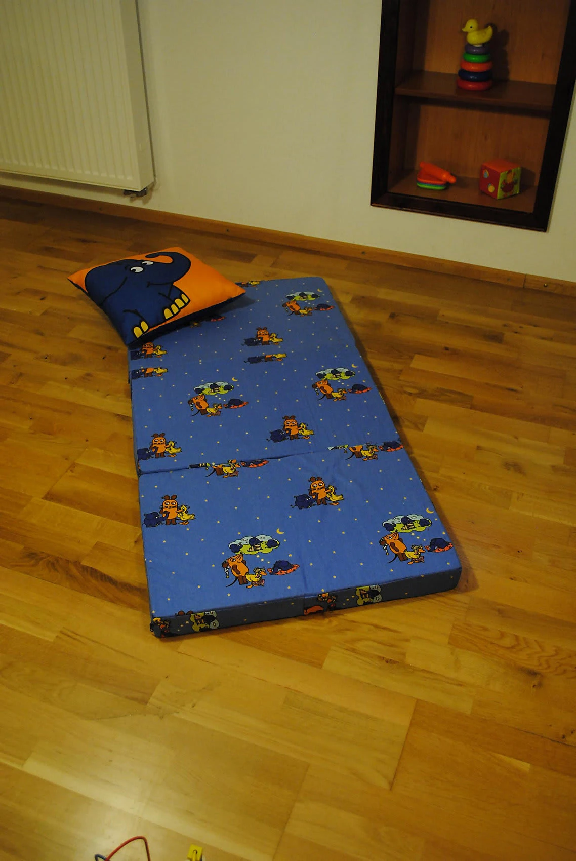 DIE MAUS - Kinderklappmatratze, 60 X 120 X 6cm, Mit Tragegriff & Klettversc... - Image 2