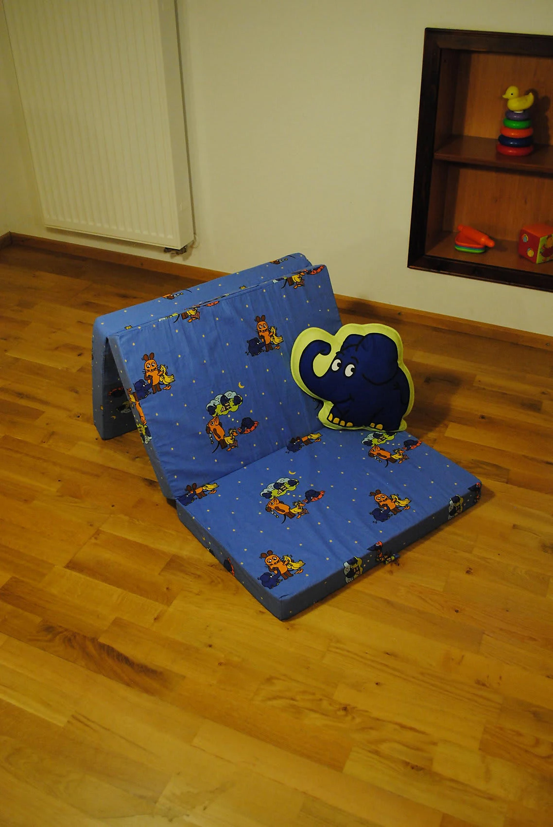 DIE MAUS - Kinderklappmatratze, 60 X 120 X 6cm, Mit Tragegriff & Klettversc... - Image 3