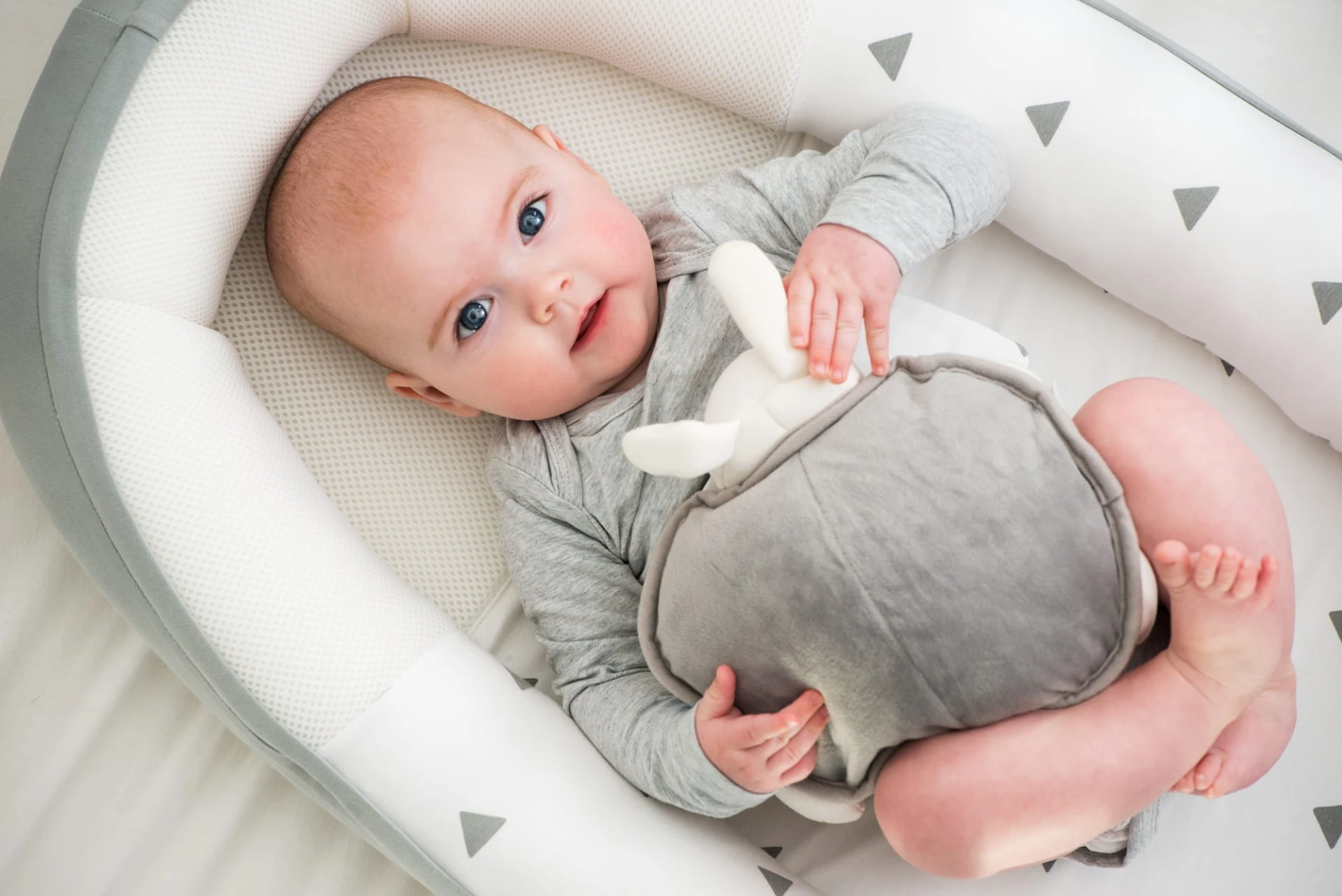 Doomoo Babynest „Cocoon" In Grau - Image 5