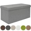 Dunedesign 80l Sitzbank 76x38x38 Cm In Grau