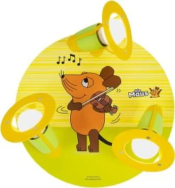 Elobra Deckenleuchte 3er Spot Rondell "Die Maus"