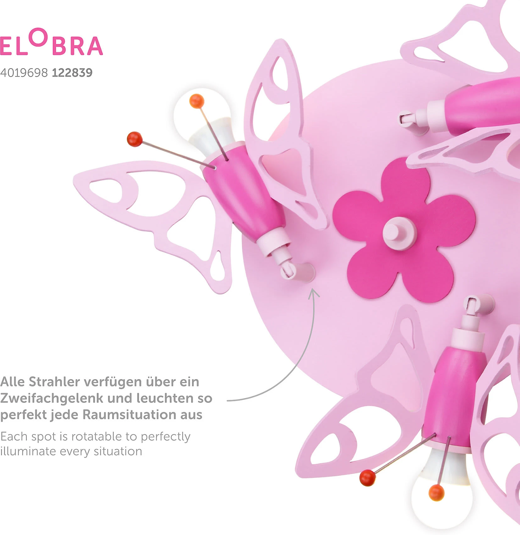 Elobra Deckenleuchte Rondell Falter - Image 3