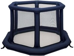 EverEarth Laufstall, Aufblasbar, Blau