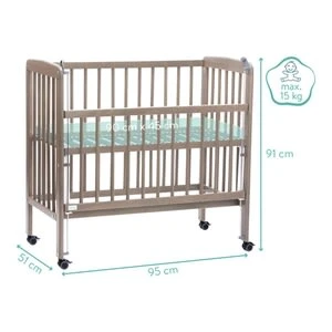 Fillikid Beistellbett Nino 90x45 Cm In Grau - Image 7