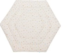 Fillikid Laufstalleinlage 6-eck, 125 Cm Durchmesser, Rainbow Beige