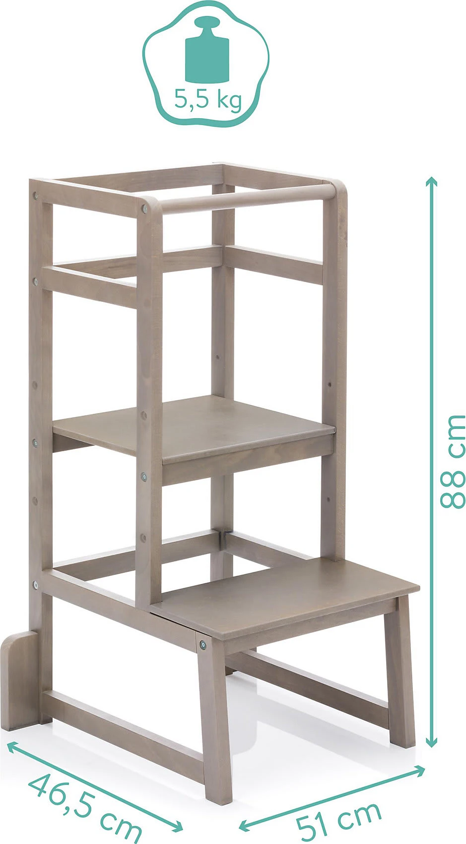 Fillikid Lernturm Vista Grau - Image 7