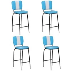 FineBuy Barstuhl "SV44886" In Blau