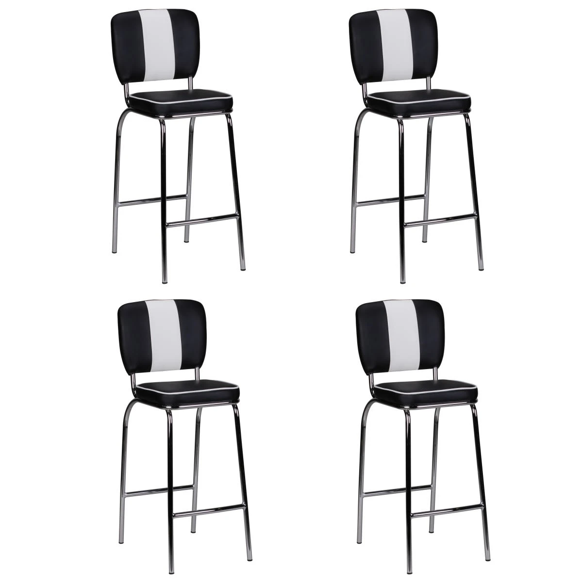 FineBuy Barstuhl "SV44886" In Schwarz