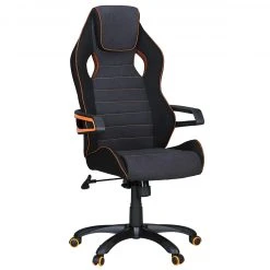FineBuy Bürostuhl "SV42885" In Schwarz / Orange