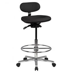 FineBuy Hocker "FB41713" In Schwarz /