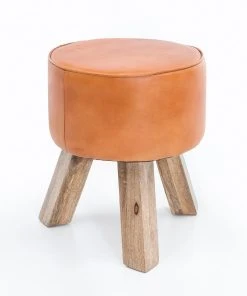 FineBuy Hocker "FB45553" In Braun /