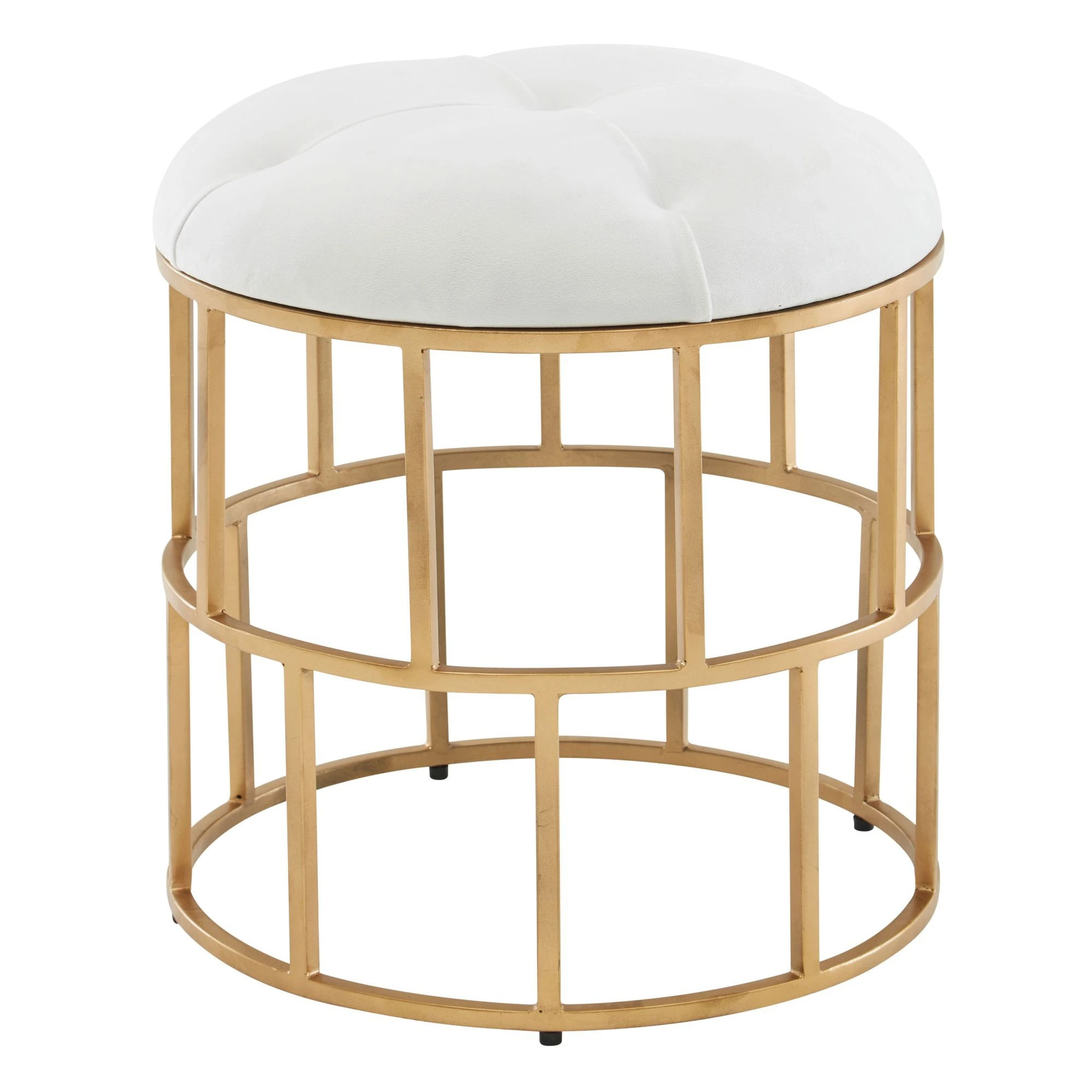 FineBuy Hocker "FB82228" In Weiß / - Image 7