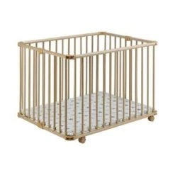 Geuther Laufgitter Lucilee Plus Höhenverstellbar 90x97 Cm In Natur