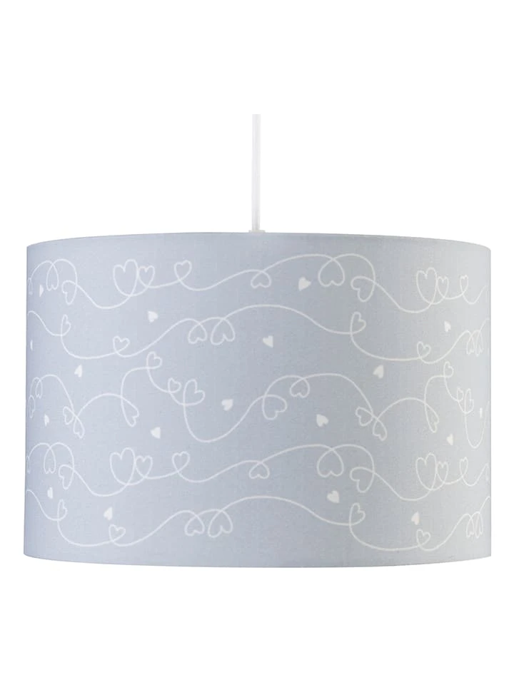 HAPPY STYLE Hängeleuchte "Herz" In Hellblau - Ø 30 Cm