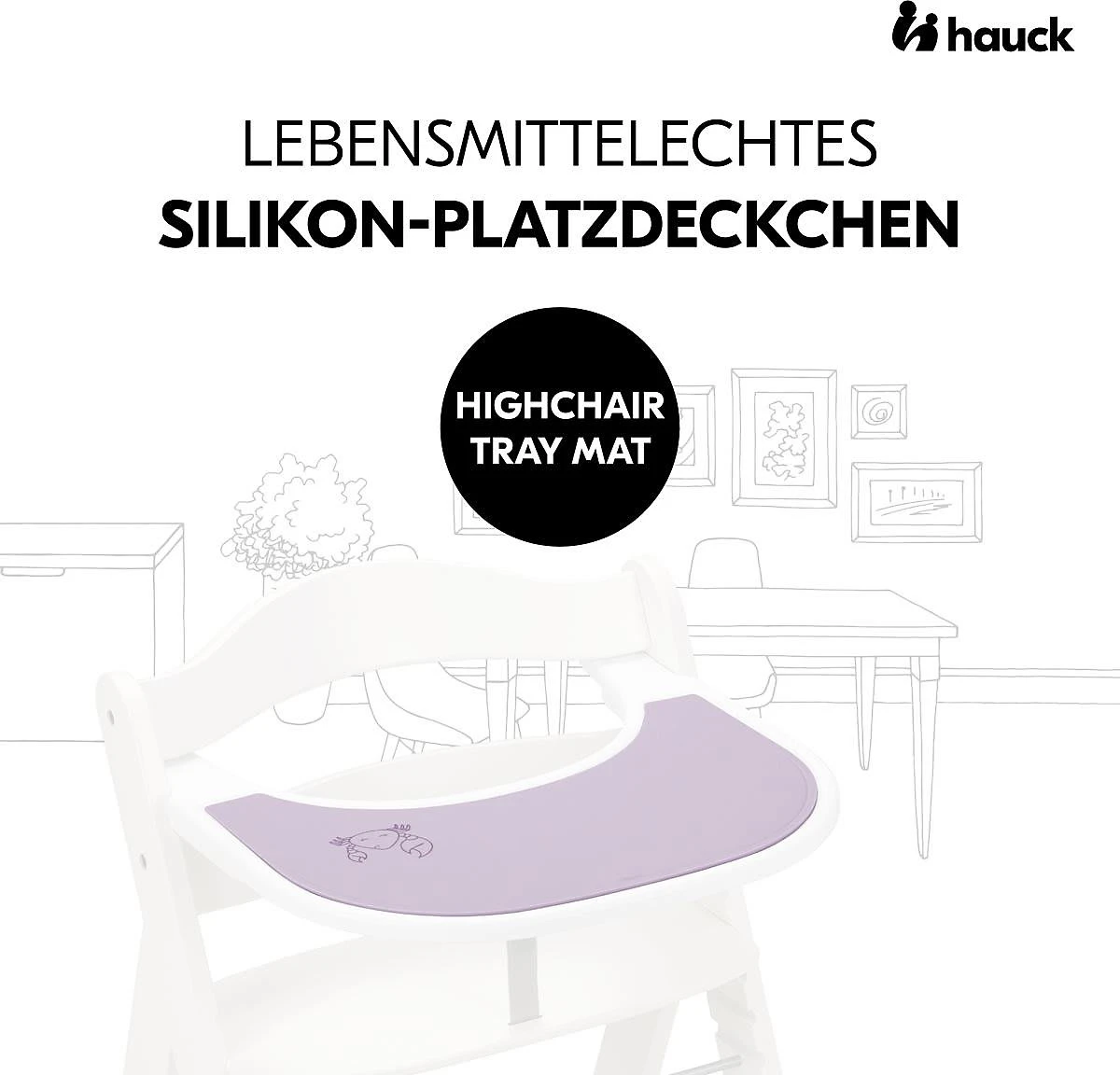 HAUCK Kinder-Silikon-Platzdeckchen, Crab Lavender - Image 8