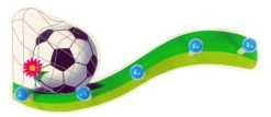 Hess Holzspielzeug Garderobe "Fussball" In Bunt