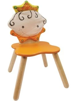 I'm Toy Kinderstuhl "Prinzessin" In Orange - (B)38 X (H)50 X (T)36 Cm