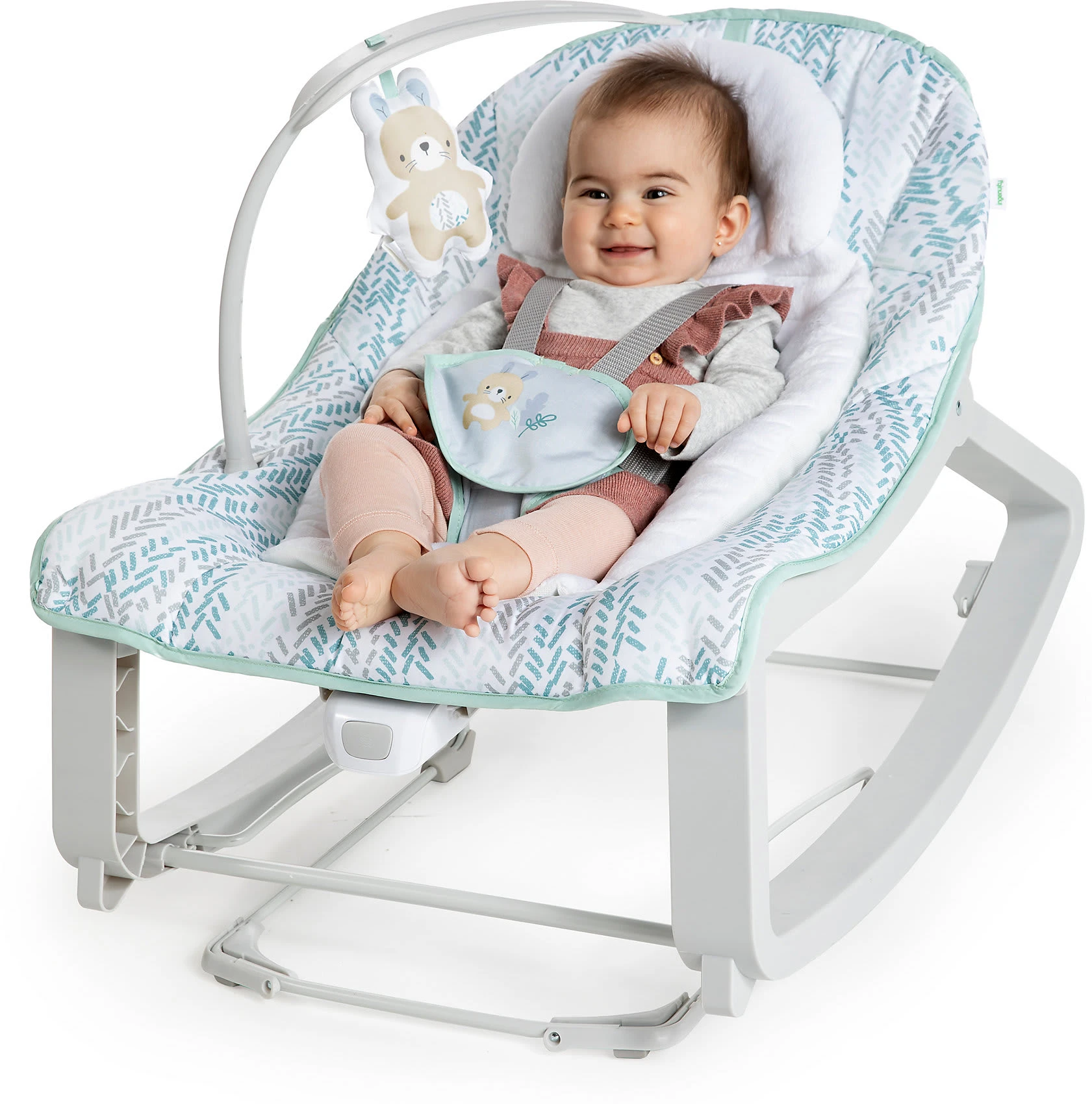 Ingenuity Babywippe Keep Cozy 3-in-1 Grow With Me, Spruce - Image 4