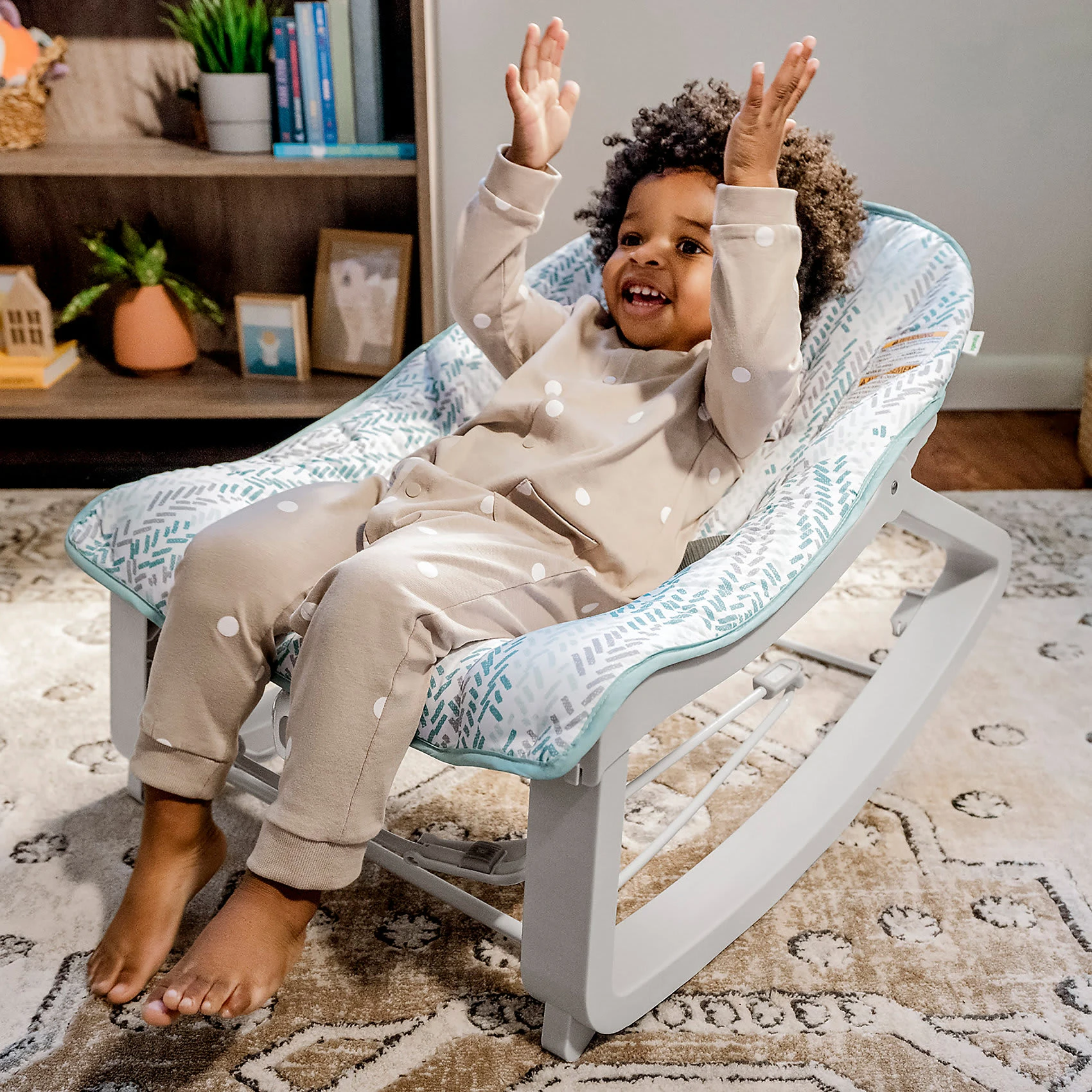 Ingenuity Babywippe Keep Cozy 3-in-1 Grow With Me, Spruce - Image 10