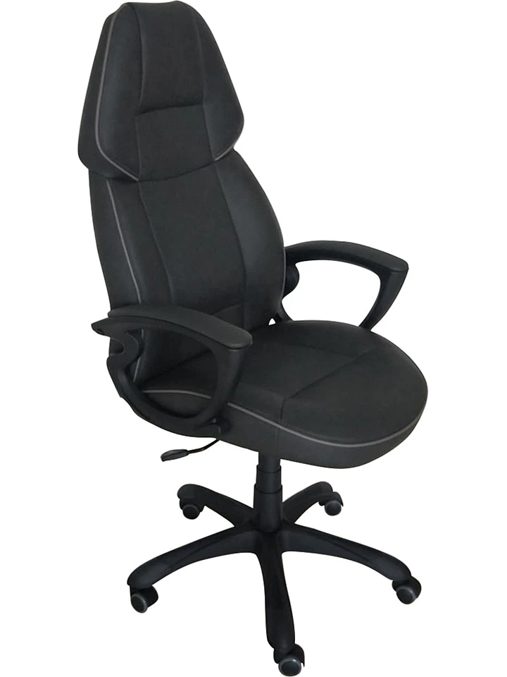 Inter Link Drehstuhl "Titanest" In Grau/ Schwarz - (B)65 X (H)133 X (T)71 Cm