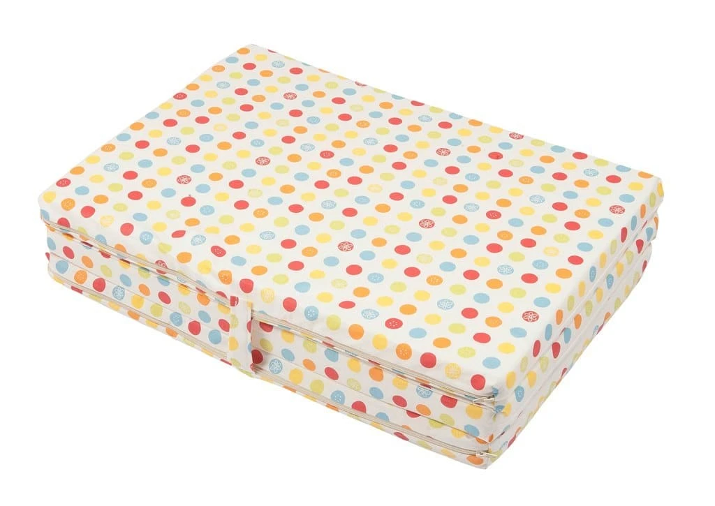 Joyfill Kinder Reisematzratze "Dots Bunt" In Bunt - 120x60x4cm