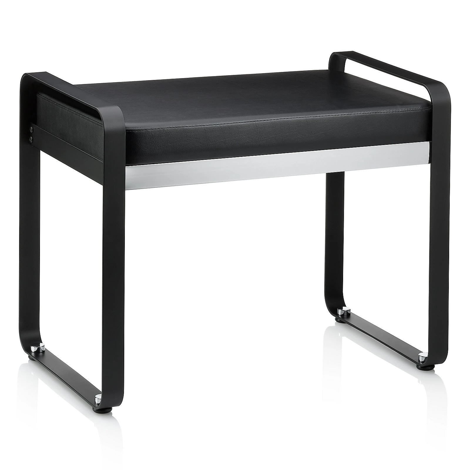 Kela Sitzhocker Sirius In Verchromt, L 64 Cm X B 39 Cm X H 50 Cm