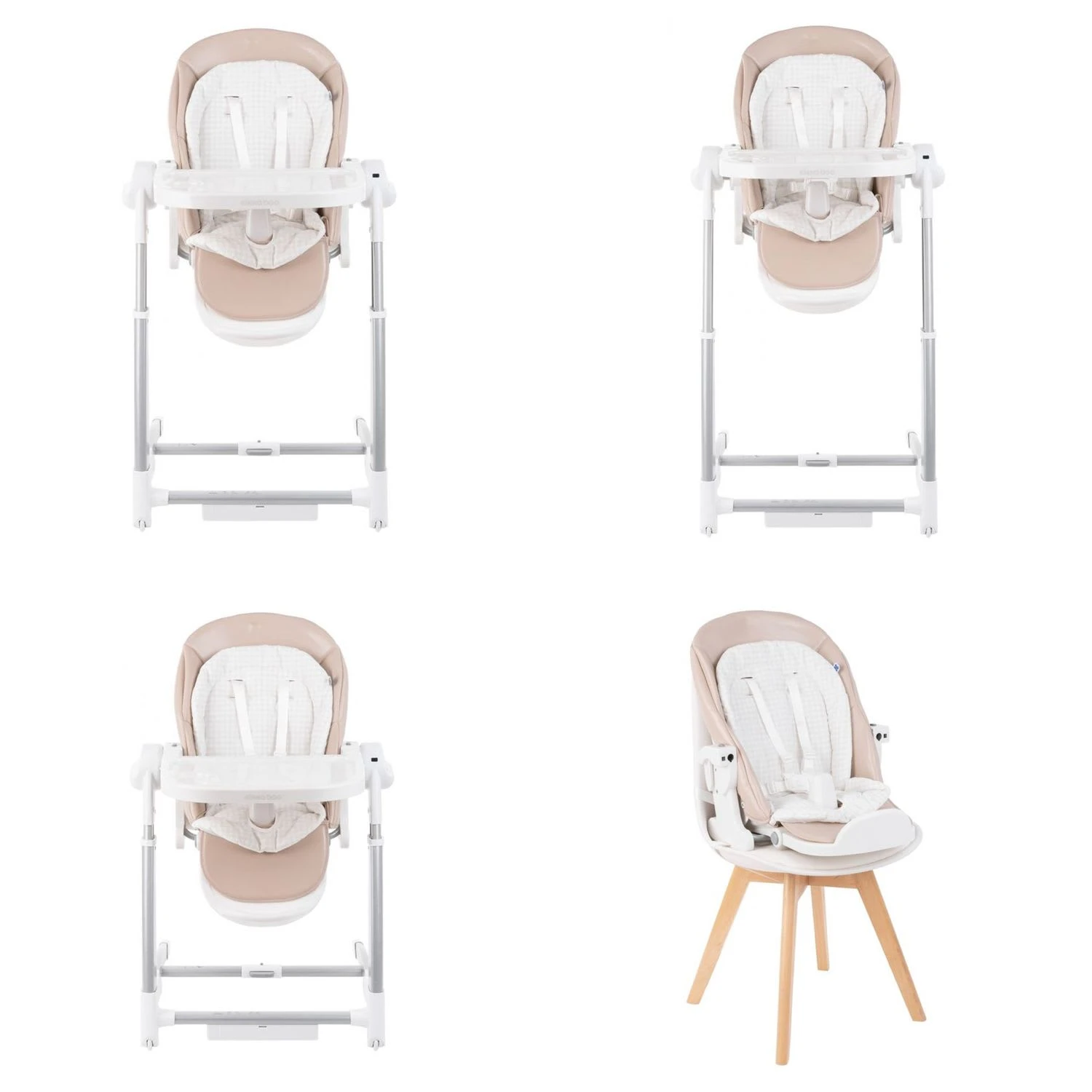 Kikkaboo Hochstuhl 3 In 1 Prima In Natur - Image 5