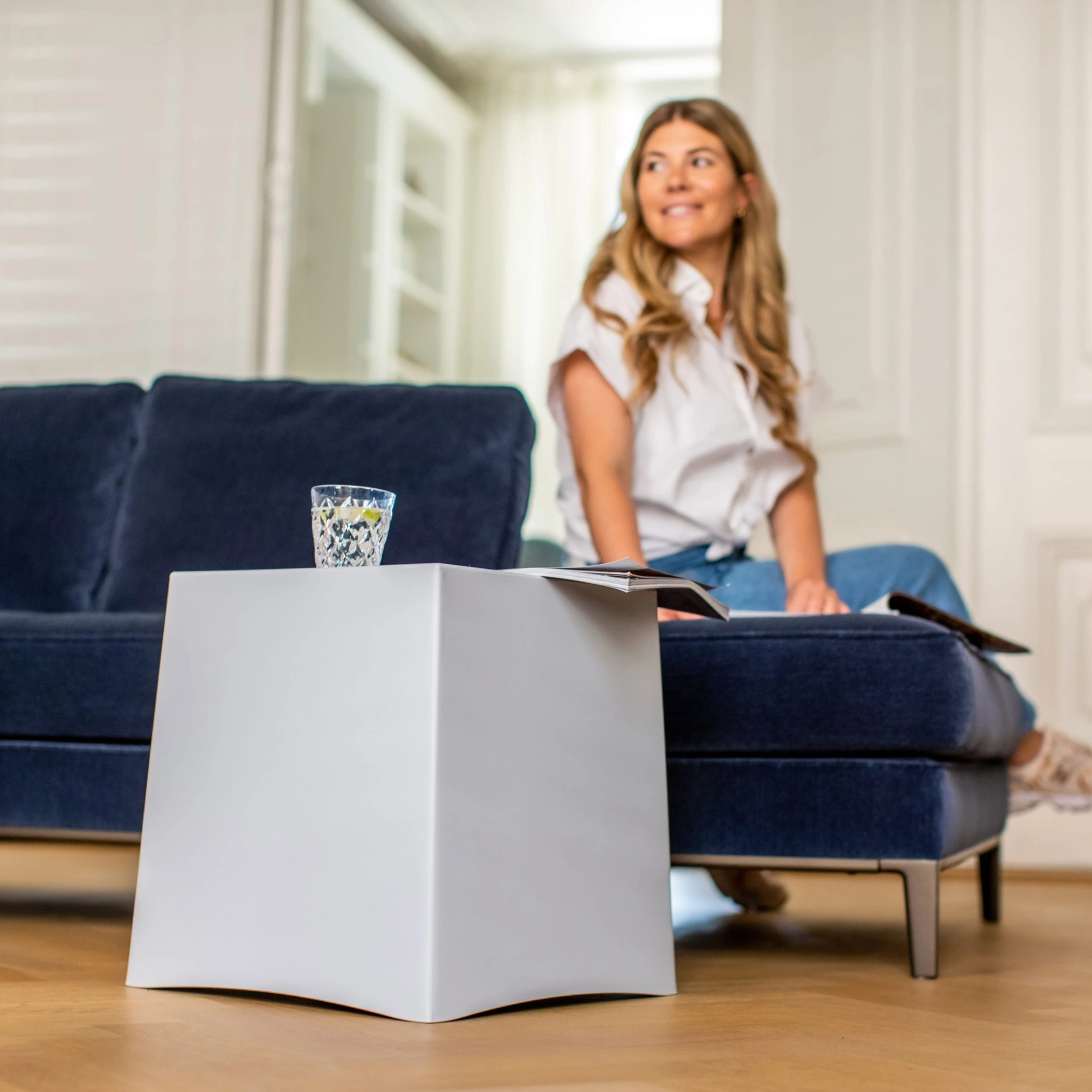 Koziol BRIQ - Hocker In Deep Grey - Image 4