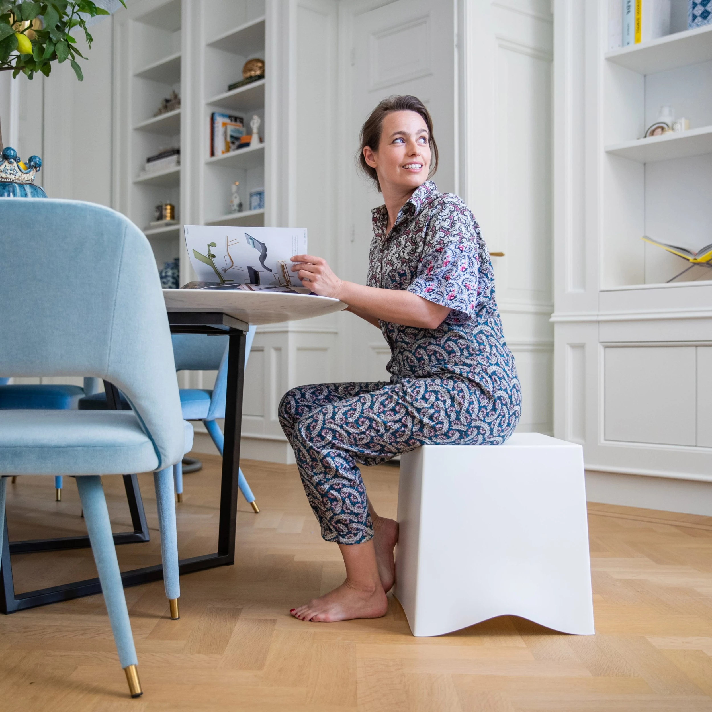 Koziol BRIQ - Hocker In Deep Grey - Image 5